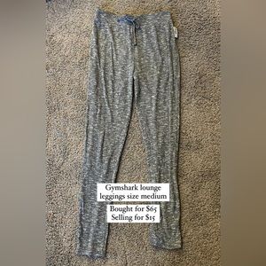 Gymshark heather gray lounge leggings. Size medium.